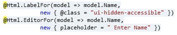 html helper code