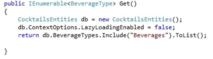 code removing lazy loading