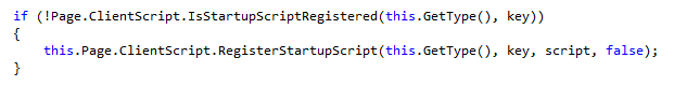 registering script